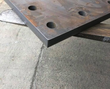 An image of some parts we created with the plasma cutter