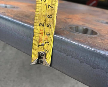 An image of some parts we created with the plasma cutter